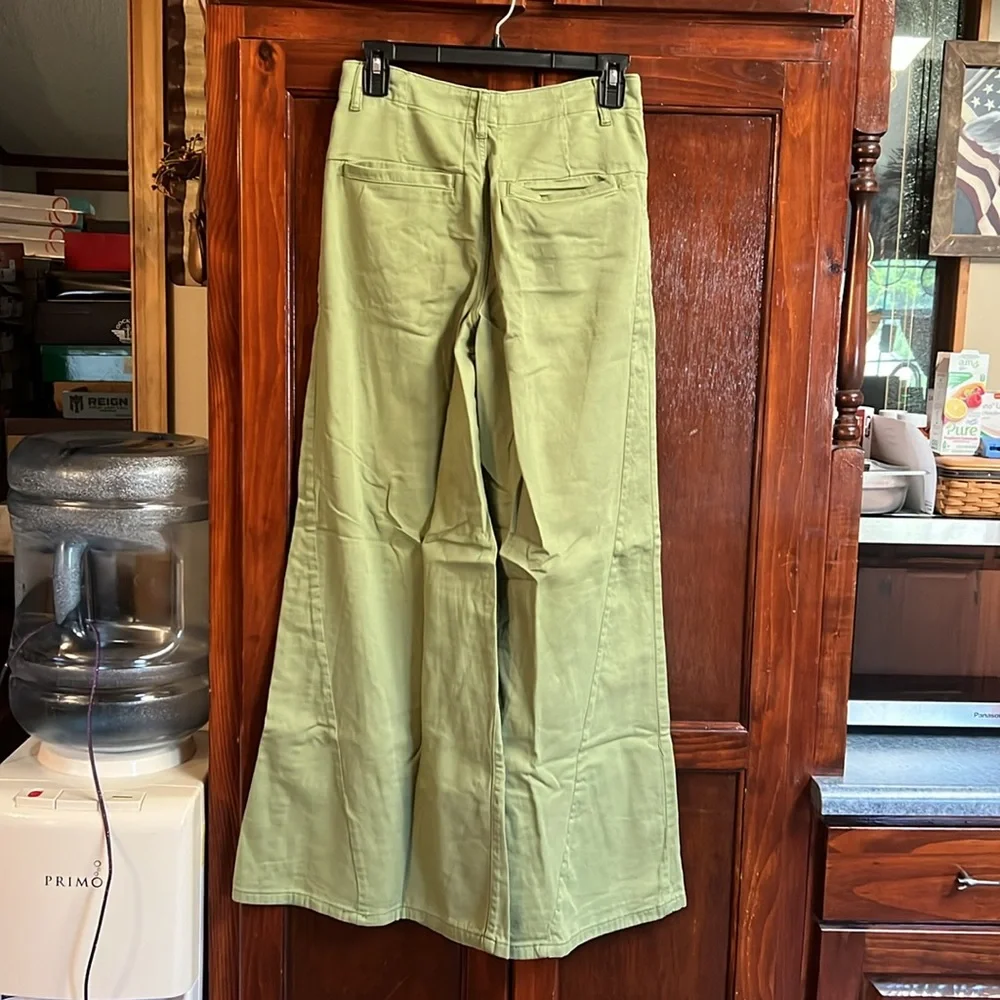 Women’s size 0 light as spring trouser wide leg pants, free people brand - Picture 3 of 4
